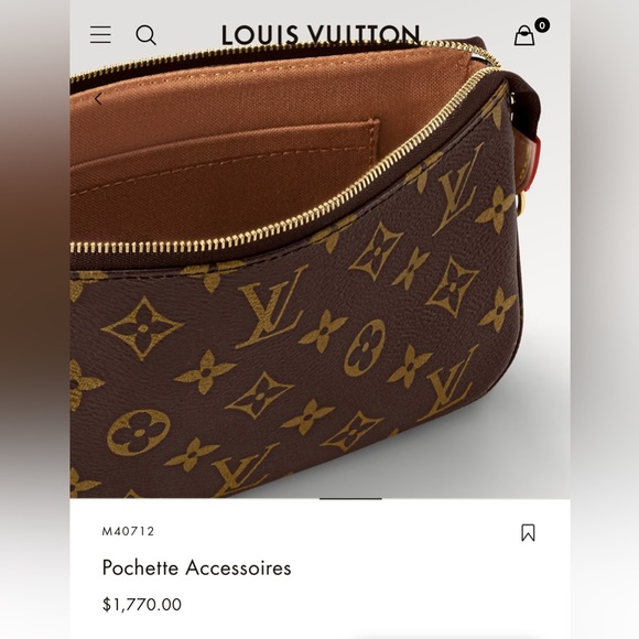 Louis Vuitton Pochette Accessoires- Made in France - Picture 6 of 13